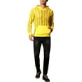thumbnail image 2 of INSPIRE CHIC Sheer Mesh Hoodies for Men's Long Sleeves See Through Striped Pullover Tee Shirts, 2 of 4