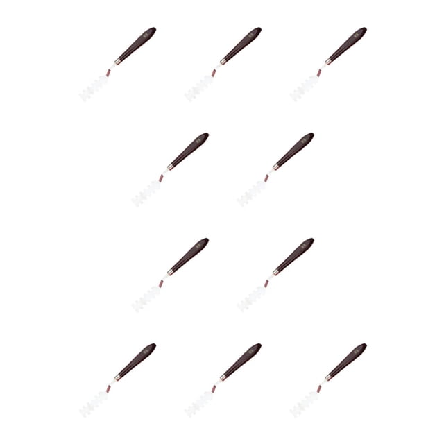 Injueey Raspador de pintura al óleo Mezcla de mango de plástico Rascadores de paleta de forma irregular Type1 NO1