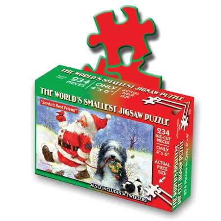 World's Smallest Jigsaw Puzzle-Santa's Best