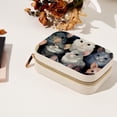 thumbnail image 7 of Totoro Velvet Portable Necklace Holder with Removable Compartment - Earring Organizer, Jewelry Boxes, Organizer Box - Gift, 7 of 7