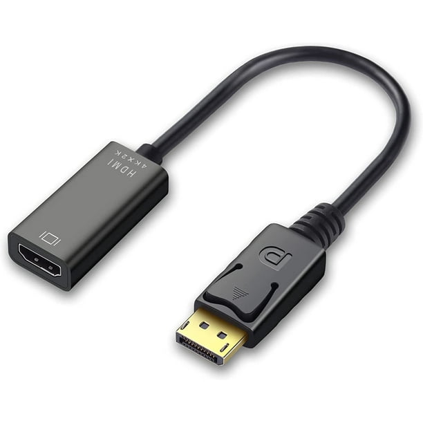 Adaptateur DP vers HDMI SK Depot DisplayPort (DP) vers Câble HDMI Audio  Vidéo UHD 4K X 2K DisplayPort Plaqué Or (DP) Mâle vers 