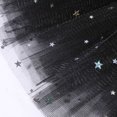 thumbnail image 5 of 3 Layered Girls Star Sparkle Tulle Tutus Skirts Princess Ballet Dance Party Dress for Girls Women Black, 5 of 9