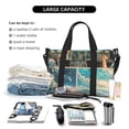 thumbnail image 4 of Travel Duffle Bag Comic Airplane Cockpit Illustration Travel Tote Bags Carry on Luggage Waterproof Weekender Bags with Top Handle Adjustable Shoulde Strap for Travel Gym, 4 of 5