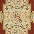 thumbnail image 2 of Safavieh DuraRug 8' X 10' Hand Hooked Rug in Ivory and Red, 2 of 4