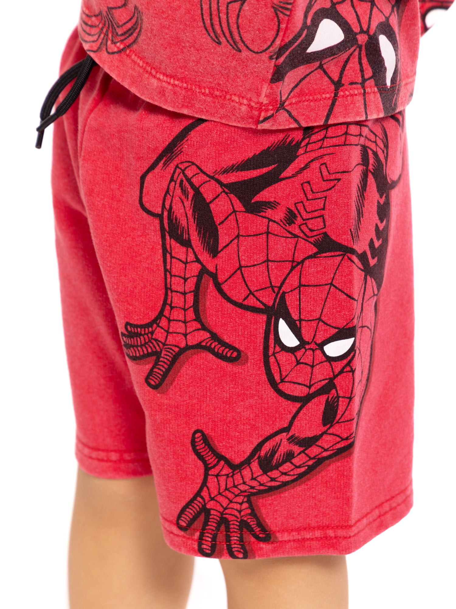 Spider-Man Baby and Toddler Boy Short Sleeve Graphic Tee and Matching Shorts Set, 2-Piece, Sizes 0/3M-5T