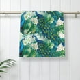 thumbnail image 5 of KLL Peacock And Flowers Ultra Absorbent & Soft Hand Towels for Bath, Hand, Face, Gym and Spa-27.5x16in, 5 of 7