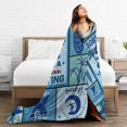 thumbnail image 5 of Surf Blanket Soft Flannel Beach Themed Blanket for Men Women Warm and Cozy Surfer Gifts for Surfers Perfect Throw Blanket for Travel or Home Use 60x50, 5 of 6