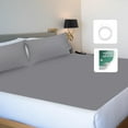 thumbnail image 6 of GRUENERDE Grounding Mat Grounding Bed Sheets for Better Sleep with 15ft Grounding Cord 90% Organic Cotton+ 10% Pure Silver Fiber 60x80in Gray, 6 of 8