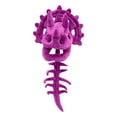 thumbnail image 2 of Dinosaur Skeleton Costume Wearable Plush Spinosaurus Dino Outfit with 3D Headgear Spine - Halloween Cosplay Dress Up, Purple, 35in, 2 of 8