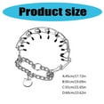 thumbnail image 3 of Slip Resistant Dog Obedience Collar Heavy Duty Removable Chain Collar For Small to Large Breeds Outdoor Control, 3 of 9