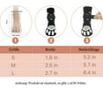 thumbnail image 2 of 2 pares de calcetines antideslizantes para interiores para perros, protección suave y ajustable para patas de perros viejos con correa, control de tracción para uso en interiores en pisos de madera, 2 of 6