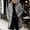 Gray, variant on IROINNID Mens Hooded Long Overcoat Button Front Winter Warm Coat with Side Pockets Solid Color Wool Blend Long Sleeve Casual Outerwear for Daily Commute and Weekend Wear