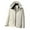 White, variant on ZQUUVOU Waterproof Rain Jacket for Men Solid-Color Fashionable Zipper Pocket Windbreaker Detachable Hood Long Sleeve Casual Outwear Jacket Blue