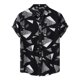 thumbnail image 1 of Camisas Para Hombre XXL Camisa sin mangas Camisetas Men Short Casual Collar Single camisas impresas Gemetric Shirts Men's Men (Black, M), 1 of 5