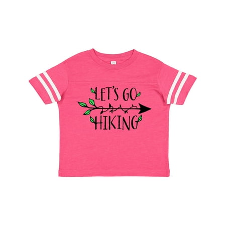 

Inktastic Let s Go Hiking- Arrow and Leaves Gift Toddler Boy or Toddler Girl T-Shirt