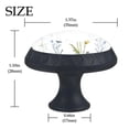 thumbnail image 4 of 4 Pcs Flower Knobs for Kitchen Cabinet Cupboard Dresser Bookcase Drawer Pulls Handles Round Home Decor, 4 of 8