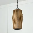 thumbnail image 5 of 1 Light Pendant In Bohemian Style-17.25 Inches Tall And 8.75 Inches Wide     -Traditional Installation Capital Lighting 344613Wk, 5 of 7