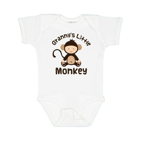 

Inktastic Granny s Little Monkey Gift Baby Boy or Baby Girl Bodysuit