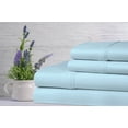 thumbnail image 1 of Rayon from Bamboo Lavender Infused Scented 4-Piece Sheet Set - 6 Colors - Aqua - Full, 1 of 2