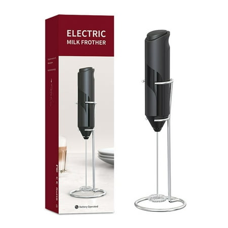 

Cogfs Portable coffee cream beater with bracket electric milk bubbler electric