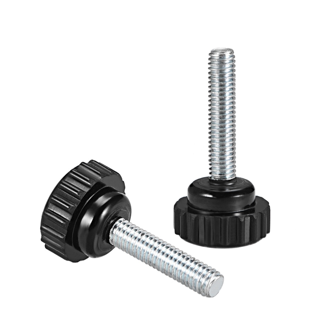 Lot 8 Poignées à Levier De Serrage M10 X 25 Mm - Bouton Poussoir Déverrouillage Rapide, 360° - Pour Machines Outils, Menuiserie