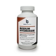 Belle Chemical Sodium Hydroxide - Pure - Food Grade (Caustic Soda, Lye) (2 Pound Jar)