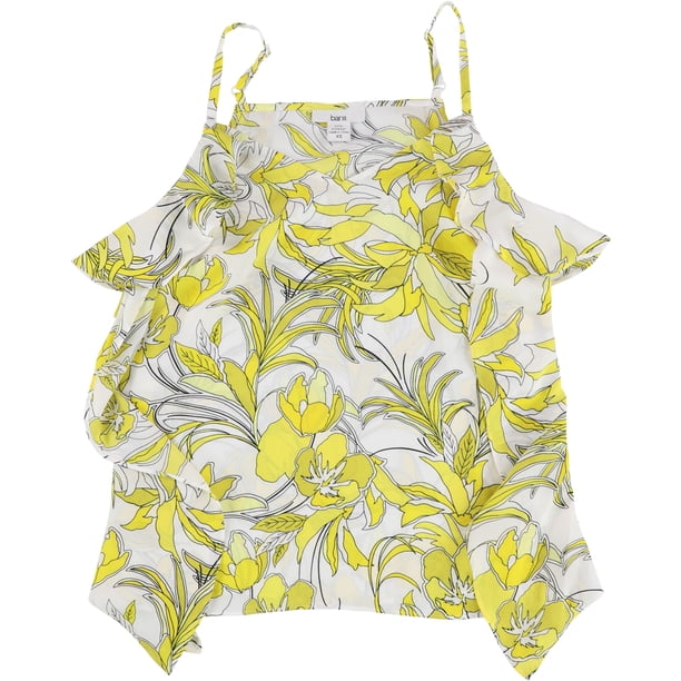bar III Camiseta sin mangas para mujer, amarillo, grande