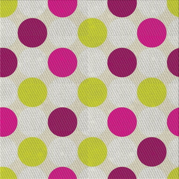 Ahgly Company Indoor Square Patterned Pink Novelty Area Rugs, 6' Square