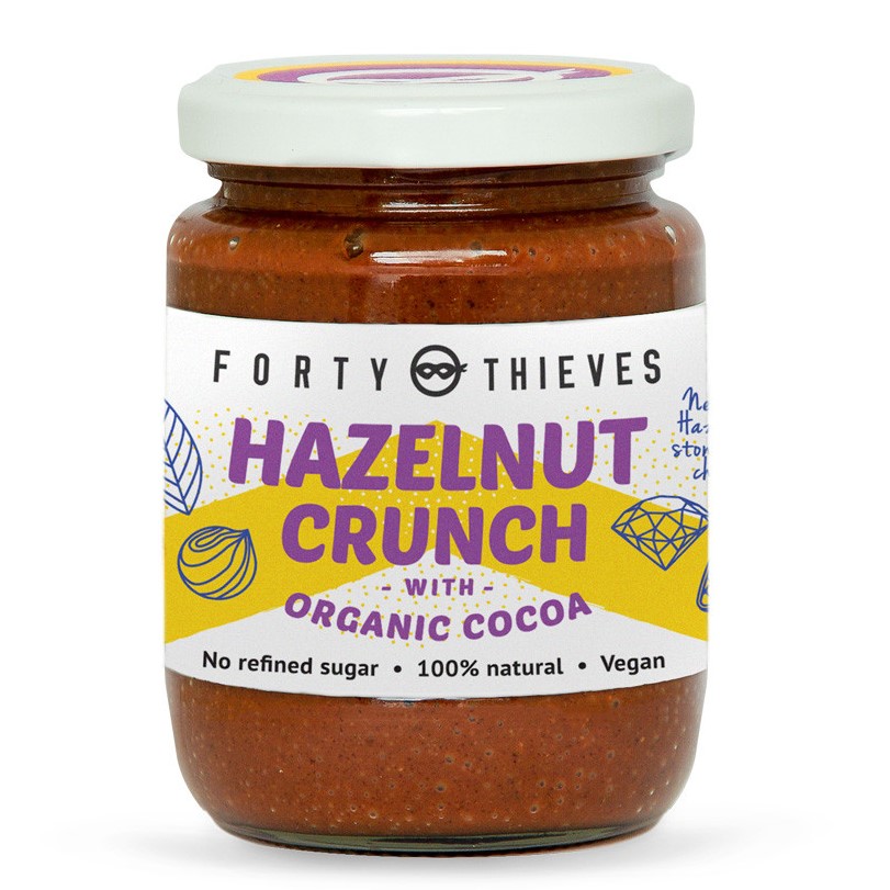 Hazelnut Crunch with Organic Cocoa by Forty Thieves