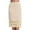 C625 Beige, variant on Gbsyewxs Skirts For Women Midi High Elastic Waist Solid Color Lace Trim Pencil Skirt Soft Women'S Skirts Beige