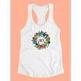 thumbnail image 3 of Colorful Christmas C. Racerback Tank Women -Victoria Barnes Designs, Female Medium, 3 of 4