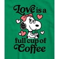 thumbnail image 3 of Peanuts - Love Is A Full Cup Of Coffee - Toddler And Youth Short Sleeve Graphic T-Shirt, 3 of 6