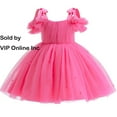 thumbnail image 3 of Toddler Girls Off Shoulder Princess Dress Wedding Birthday Pageant Party Dress 1-6T, 3 of 6