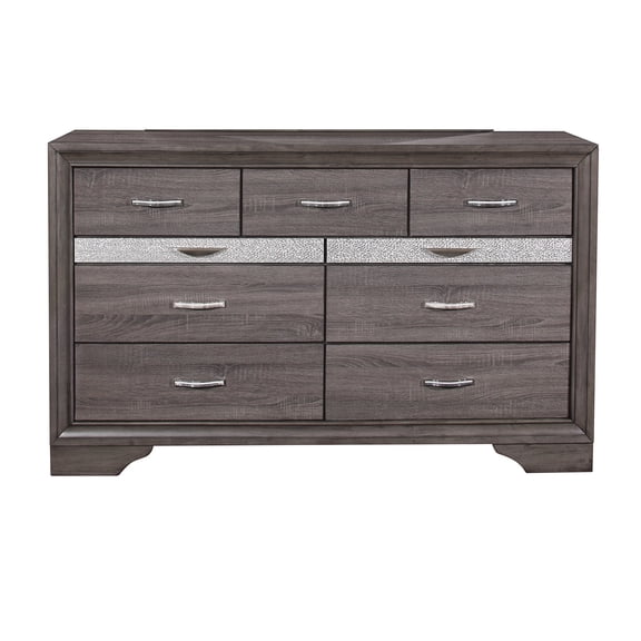 Miekor Furniture Ryder Sparkle Grey Dresser 63707