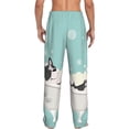 thumbnail image 3 of Sigee French Bulldog Taking a Bath Print Men's Pajama Pants - Soft Lounge Sleep Bottoms with Elastic Waistband and Pockets-Large, 3 of 9