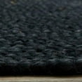thumbnail image 3 of Vipanth Exports Black Color Jute Rug in Oval Shape, Area Rug for Home Decor (2x8 Feet), 3 of 5