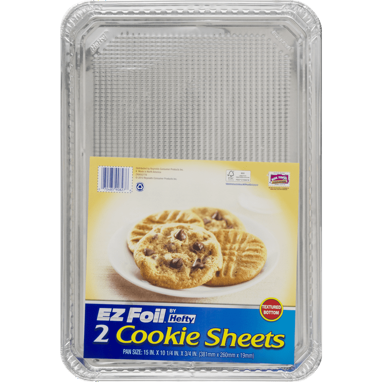 EZ Foil 00Z90827 Foil Cookie Sheet: Disposable Liners & Cookie Sheets  (070485908276-2)