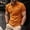 Orange, variant on Adult Polo T Shirts for Men Short Sleeve Button Tees Shirts Lightweight Blue Mens Golf Shirts