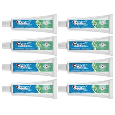 Crest Complete Whitening Scope Minty Toothpaste, Travel Size.85 Oz, (24g) - Pack of 8
