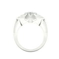 thumbnail image 3 of Imperial 1/3Ct TDW Diamond 10k White Gold Mens Dollar Ring (H-I, I2), 3 of 4