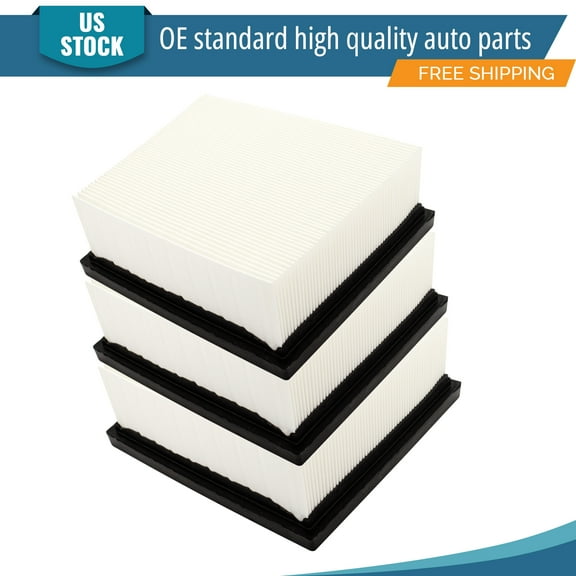 YXPCARS 3PCS Front Engine Air Filter for Ford Fiesta 2011-2019 1.6L 1.0L, New Air Filter Replacement (CA10997)