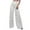 a-White38797, variant on Women's Casual Pants Sequin Decorated Wide Leg Pants Solid Color Shiny Fabric Fashion Trousers For Party Performance Casual Activities Versatile Trousers