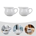 thumbnail image 3 of 2Pcs Sauce Container Sauce Boat Coffee Ceramic Sauce Cup Ceramic Gravy Boat Gravy Container, 3 of 9