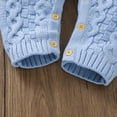 thumbnail image 5 of Baby Rompers Long Sleeve Knit Newborn Boys Girls Jumpsuits Autumn Winter Infant Outerwear Playsuits 0-18m Toddler Outfit Clothes, 5 of 5