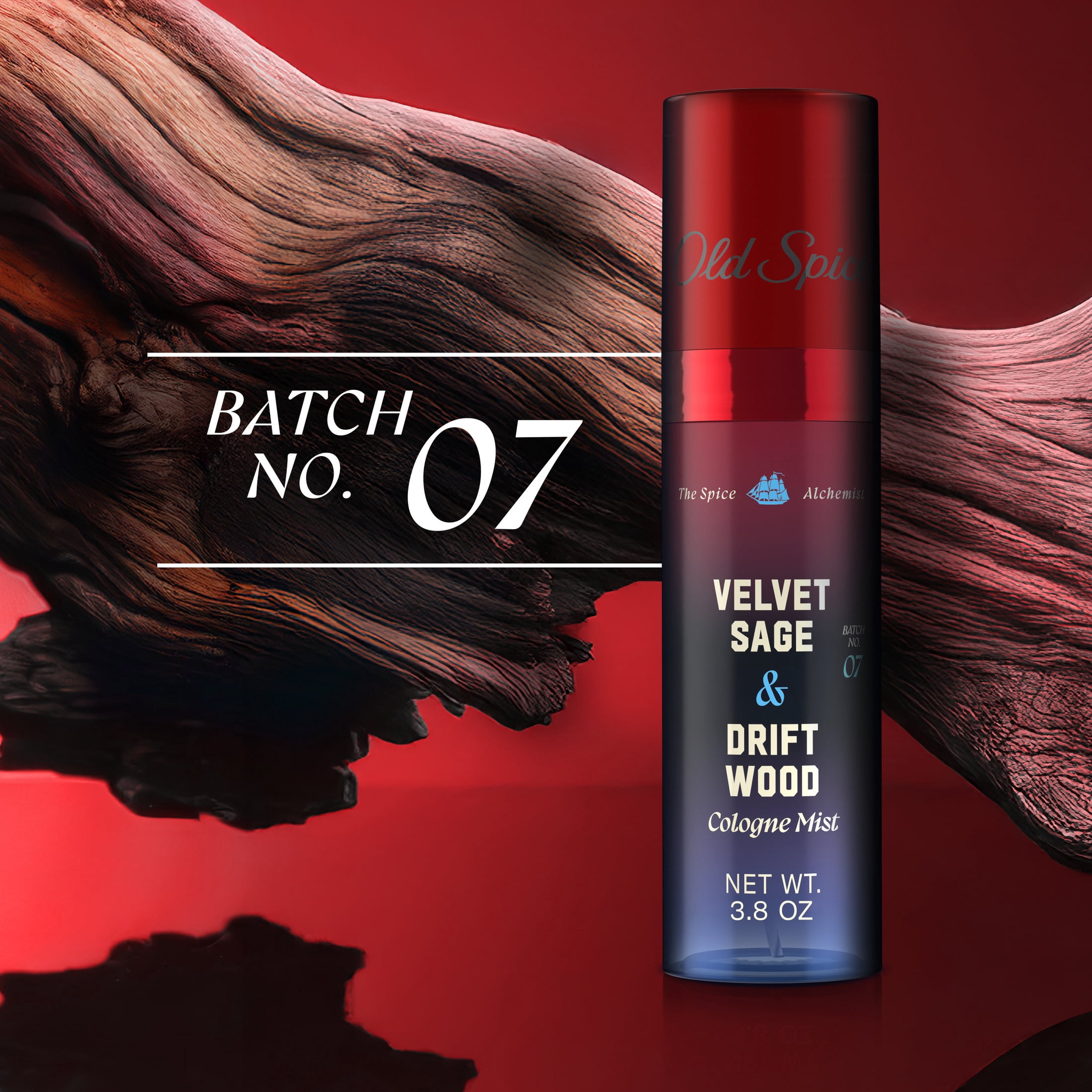 Old Spice Cologne Mist for Men, The Spice Alchemist Collection, Velvet Sage and Driftwood, 3.8oz