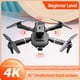 thumbnail image 1 of Amzcrzy Electrónica para hombres Organizador de electrónica Cámara digital Drone E100 HD 4K para fotografía aérea, cuadricóptero con control remoto de doble cámara, modelo plegable para niños. Acceso, 1 of 4
