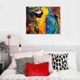 thumbnail image 5 of Orinice Parrot Branch Colorful Fine Art Aesthetic Poster & Print Wall Painting for Classroom Kitchen Office Farmhouse Bathroom Room Decor Pictures Wall Art Painting Canvas Wall Art Canvas, 5 of 6