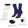 thumbnail image 3 of Uemuo Neon Glitter Printed Kids Boys Socks Seamless Crew Socks Crazy Funny Athletic Sport Socks for Children, 3 of 6