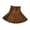 Coffee, variant on Toddler Girls Pleated Skirt School Uniform Elastic Waist Skort Shorts Athletic Uniform Skorts Dark Blue 7-8 Years