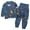 Navy, variant on HUITKMM Kids Sweatsuit Boys Thermal Underwear High Waist Warm Base Layer Pajamas for Kids Winter Comfortable Homewear Outfits Suitable for 0 5 Years Old